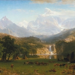 Bierstadt's The Rocky Mountains, Lander’s Peak, 1863. Wikipedia.