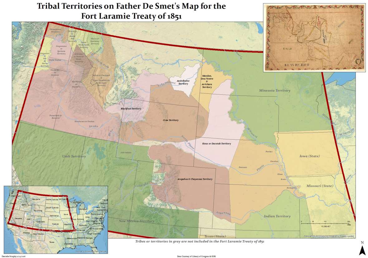 Digital Toolkit: Father De Smet's Map: Tribal Boundaries and the Fort