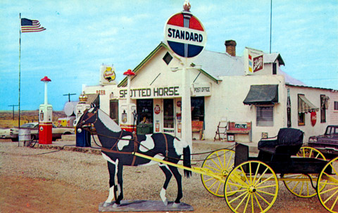 Spotted Horse, in northern Campbell County, ca. 1965. Rockpile Museum.