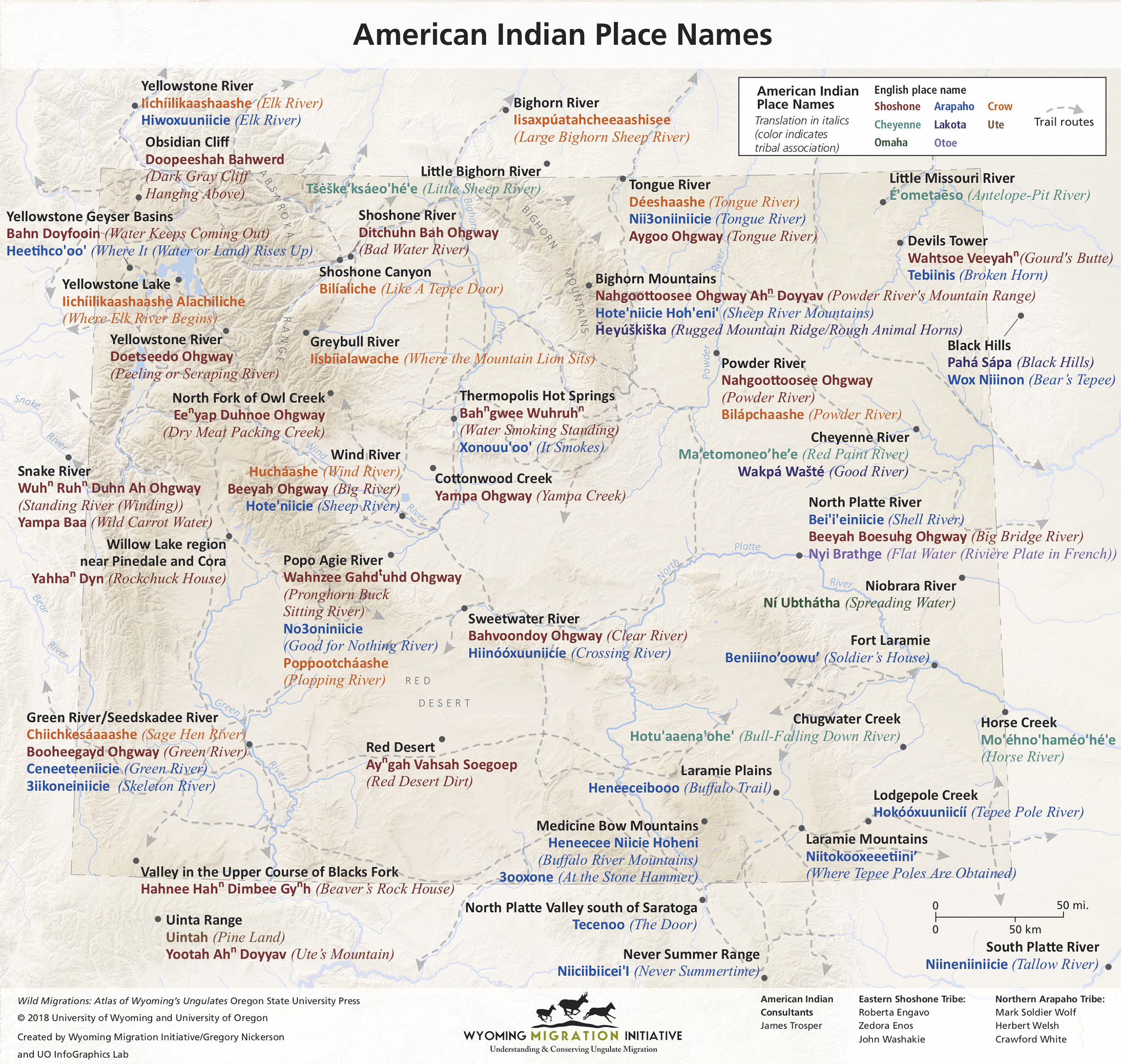 Before Wyoming American Indian Geography And Trails Wyohistory Org