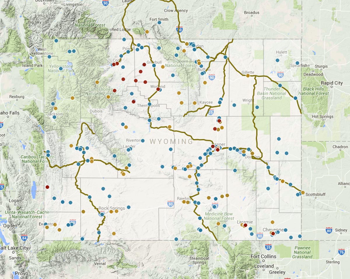 Story Wyoming Map