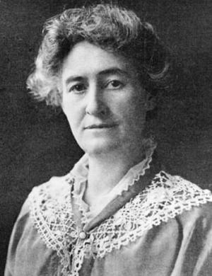 Mary Godat Bellamy, a Democrat, suffragist, and former schoolteacher, was elected to the Wyoming House of Representatives in 1910. (Wyoming State Archives photo.)