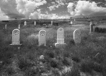 The Carbon Cemetery today. Wyoming State Historic Preservation Office.