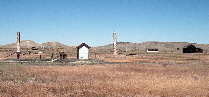 More foundations than buildings remain at Fort Fred Steele today. Danny Walker photo, Wyomingheritage.com.