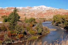The upper Wind River below Dubois, in Fremont County. Craig Gaebel.