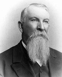 Nelson Story drove 600 head of cattle from Texas to Montana in 1867--up through the middle of what soon would become Wyoming Territory. Courtesy Pioneer Museum, Bozeman, MT.