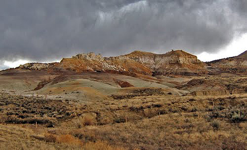 Washakie County badlands west of Ten Sleep. Todd Hepler photo.