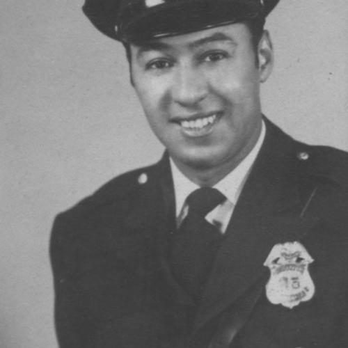 Jim Byrd portrait wearing police uniform