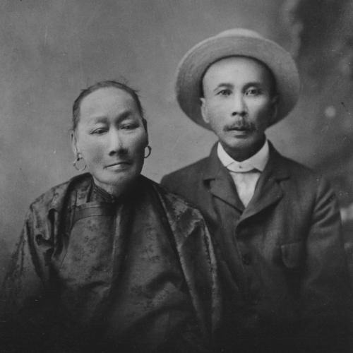 Chinese couple in Evanston, Wyoming