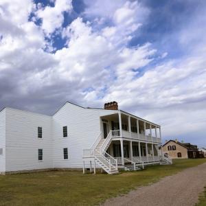 Old Bedlam—one of the original structures built at Fort Laramie in 1849—after its modern renovation. The name comes from the raucous parties held there when the building served as the quarters for the single officers. Courtesy Gregg Blikre.