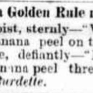 Bill Barlow’s Budget, May 12, 1888, 3.