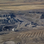 Coal mining today in Wyoming's Powder River Basin. Ecoflight.