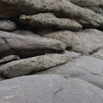 Thousands of travelers carved their names on Independence Rock in the mid 1800s. Tom Rea photo.