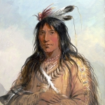 'Head of Matau-Tathonca, 'Bull - Bear,' an Ogilalah,' by Alfred Jacob Miller. In the best of Miller's portraits, like this of longtime Oglala Lakota leader, Bull Bear, the personality of his subjects shines through. Walters Art Museum. 