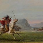 'Hunting Elk,' by Alfred Jacob Miller. 