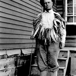 Angler S. McCoy, as Lora identifies him, seems to have had a good day on the river, July 14, 1910. Lora Nichols Collection, Grand Encampment Museum.