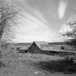 The main house on the Stewart homestead, from the rear. Richard Collier, Wyoming SHPO.
