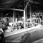 Stimson's subjects ranged from the pastoral to the highly industrial. This photo shows machinery at the Carissa gold mine, South Pass City, 1903. Wyoming State Archives.