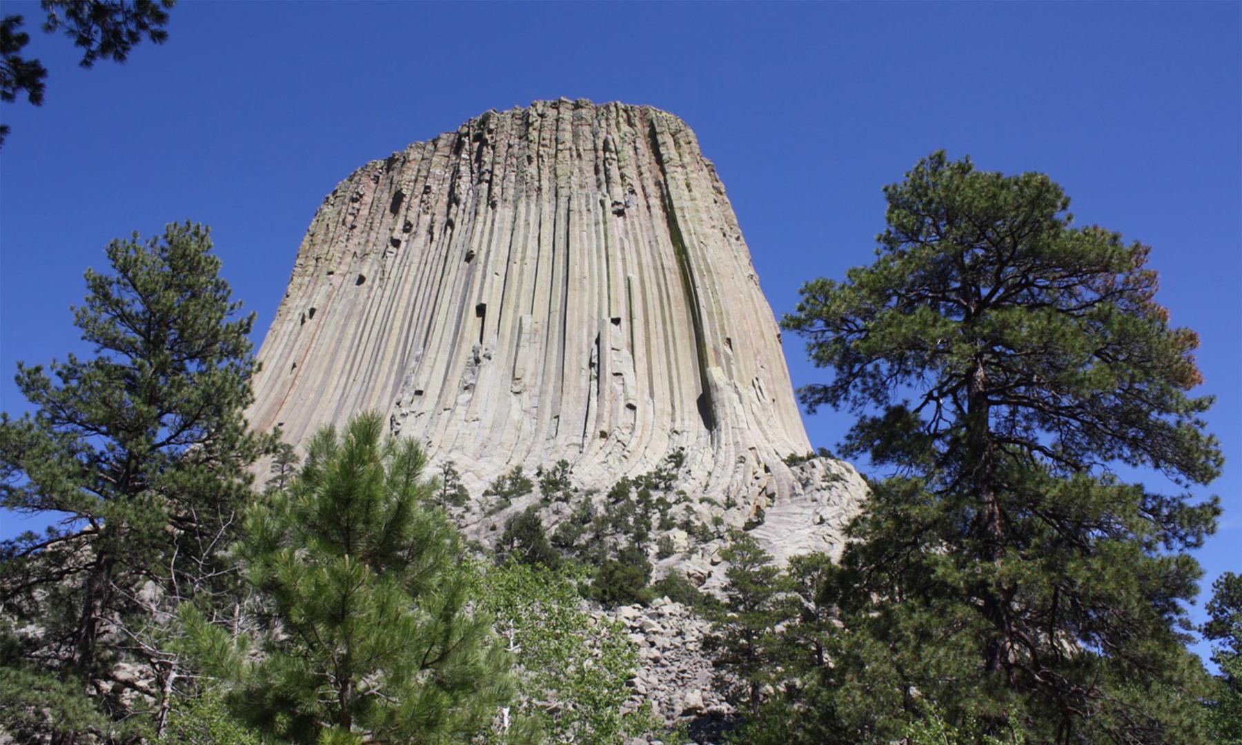 Devils Tower today draws more than half a million visitors a year. Tom Rea.