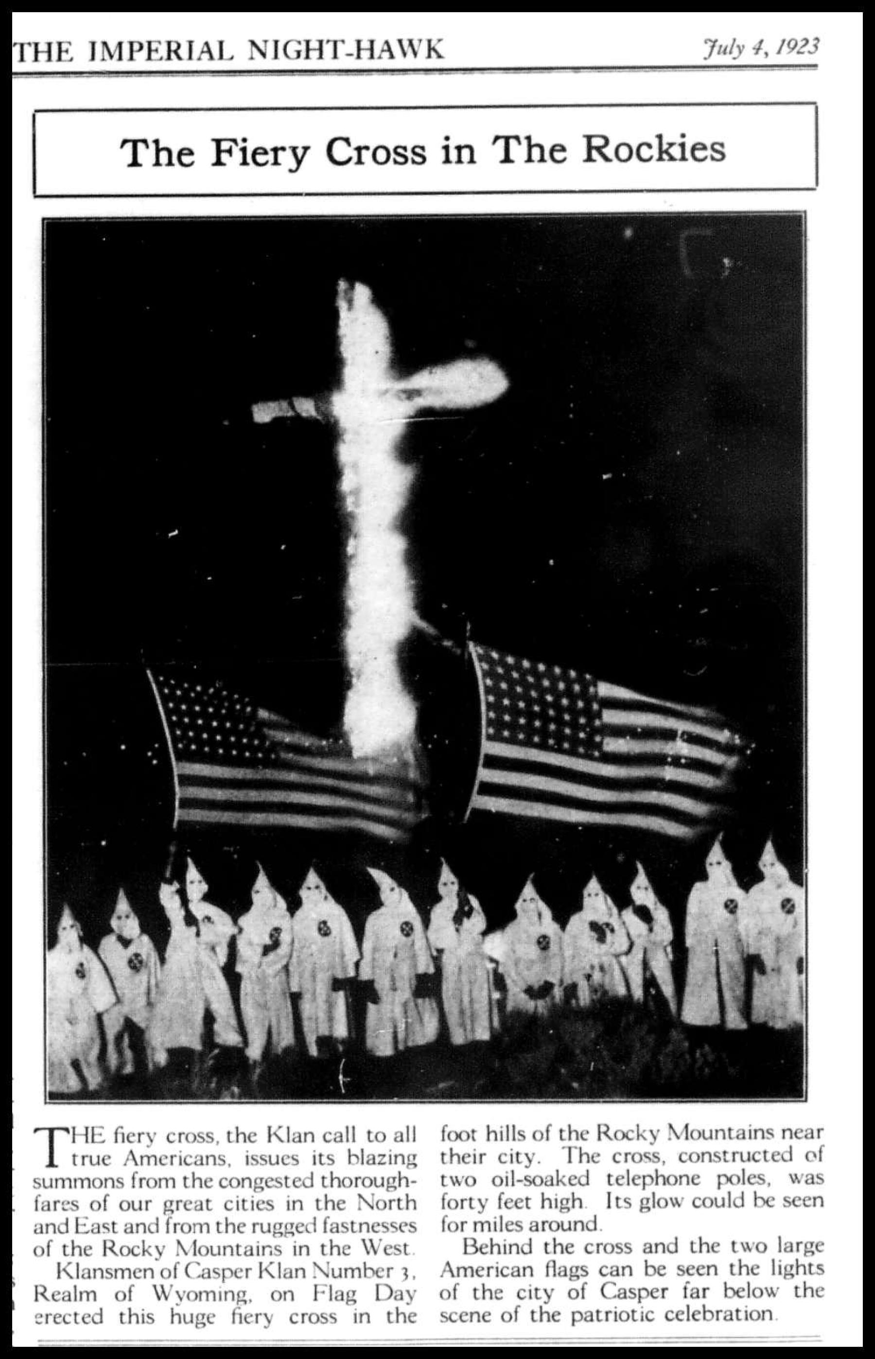 Reborn in Robes: The Second Klu Klux Klan in Wyoming, 1921-1930