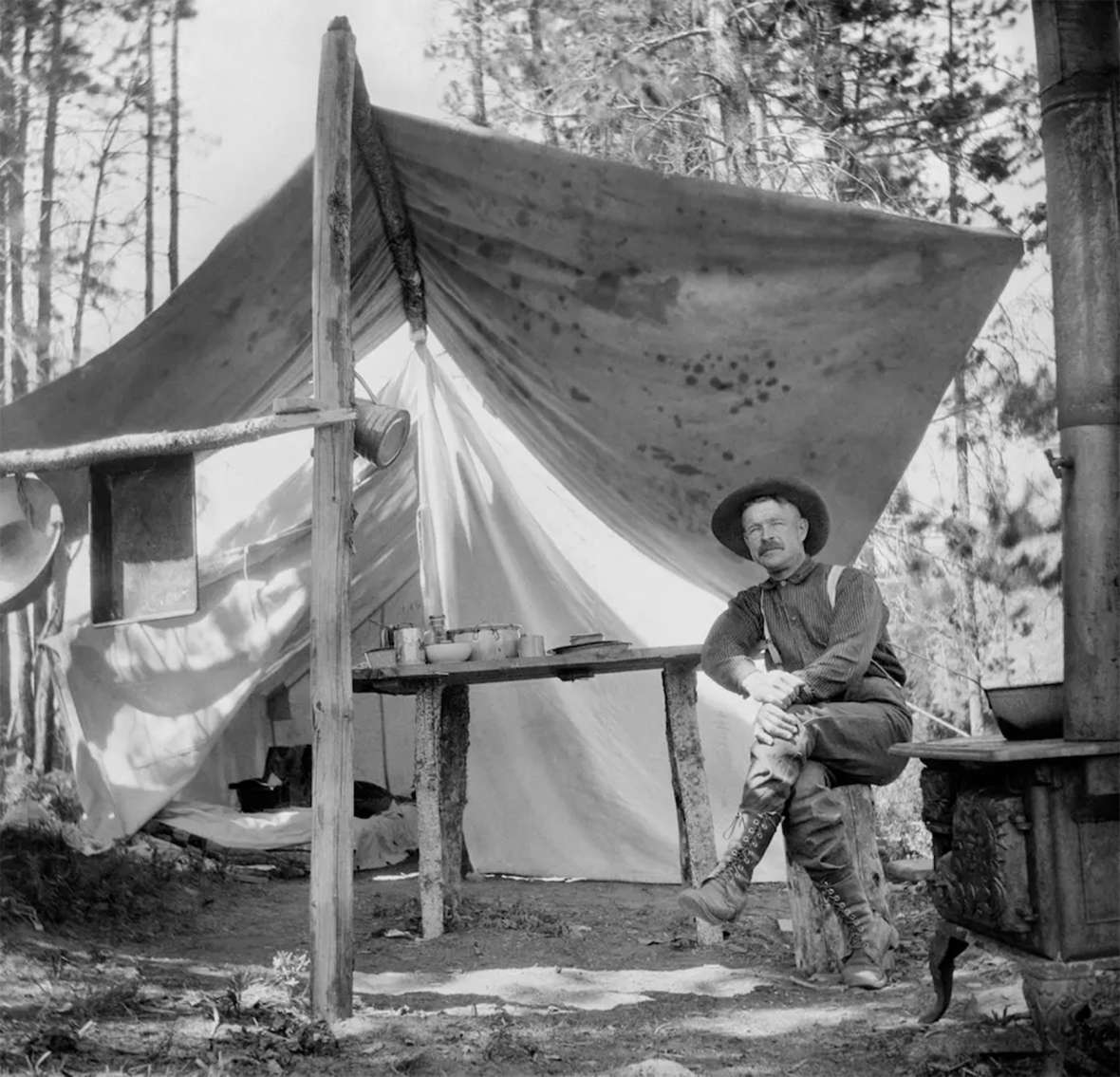 Bert Oldman, 1906. (Lora Webb Nichols Archive/American Heritage Center) Bert Oldman, 1906. (Lora Webb Nichols Archive/American Heritage Center)