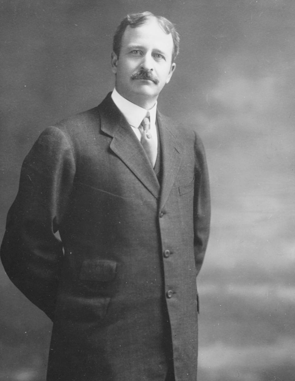 U.S. Rep. Frank Mondell has long been credited with leading the political charge that led to the establishment of Devils Tower as a national monument, but that seems not to be the case. Wyoming State Archives.