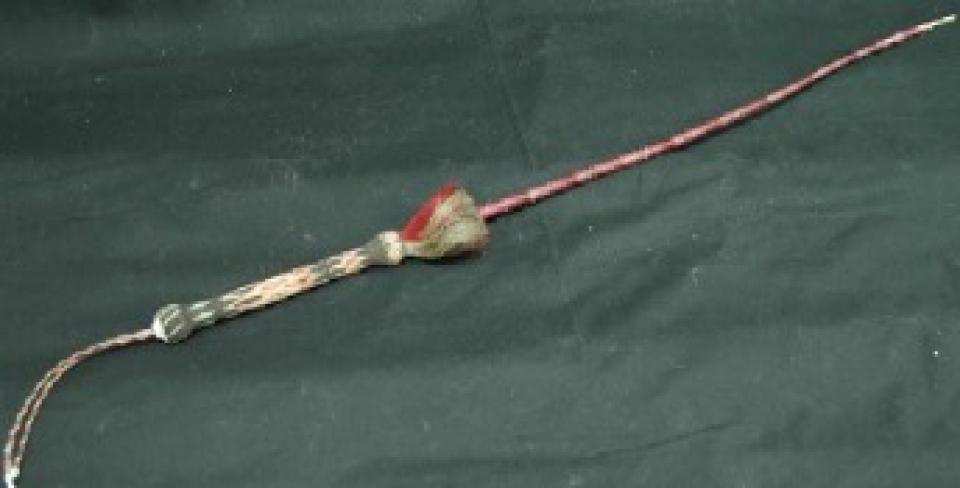 “Horsehair” Quirt G-1971.59.2 a long quirt (short whip)