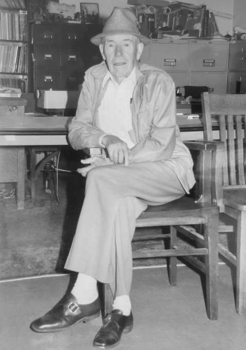 Ed Taliaferro, shown here in 1985, never forgot the day 52 years earlier when, alone in his father’s bank on a Saturday afternoon, a stranger knocked on the door to say he wanted to rent a house the bank managed. The next thing Taliaferro knew, a second man had him at gunpoint. Sweetwater County Historical Museum. Ed Taliaferro, shown here in 1985, never forgot the day 52 years earlier when, alone in his father’s bank on a Saturday afternoon, a stranger knocked on the door to say he wanted to rent a house the bank managed. The next thing Taliaferro knew, a second man had him at gunpoint. Sweetwater County Historical Museum.