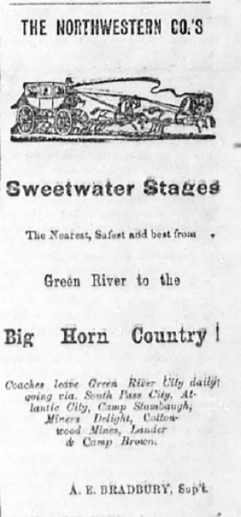 An ad in the Carbon County News, February 2, 1878. Author’s collection. Click to enlarge. An ad in the Carbon County News, February 2, 1878. Author’s collection. Click to enlarge.