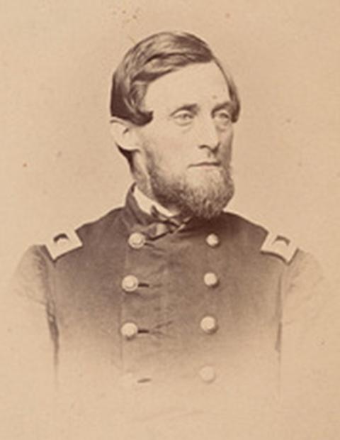  Ferdinand V. Hayden, geologist, naturalist and surgeon on the Raynolds Expedition, shown here in Union Army uniform during the Civil War, 1865. Smithsonian Institution Archives
