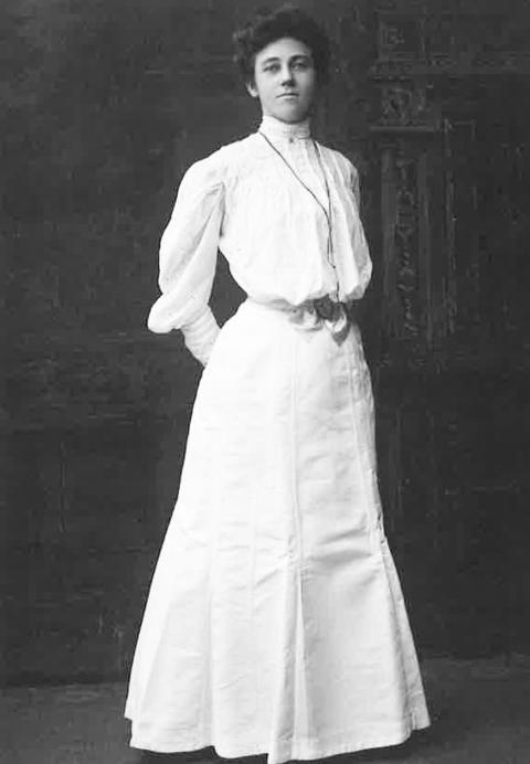 Elizabeth Wiley in 1905, nine years before she first came to Greybull. Town of Greybull collections.