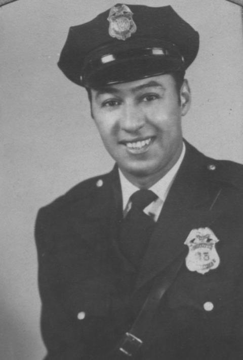 Jim Byrd portrait wearing police uniform