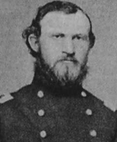  John Y. Clopper, serving as a deputy U. S. marshal, conducted the 1860 census at Fort Laramie. He is shown here a few years later in his Civil War uniform. Iowaz.info.