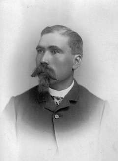 George Terry, murdered at Fort Washakie on January 11, 1907, shown here as a younger man. Ancestry.com.