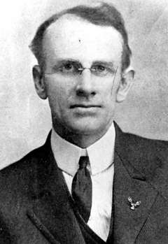 Gus Holm, of Cody, Wyo. The Park County Enterprise called him the 'chief good road booster of all Wyoming.' Park County Archives. Gus Holm, of Cody, Wyo. The Park County Enterprise called him the 'chief good road booster of all Wyoming.' Park County Archives.