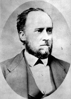 San Francisco banker William Ralston, above, was lured into the scheme by a tale from his friend George Roberts about being approached one night after banking hours by two men with a sackful of rough diamonds. Wikipedia.