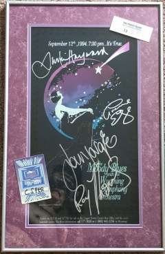 The Moody Blues’ 1994 concert with the newly renamed Wyoming Symphony Orchestra was a high point in Dale Bohren’s two years as manager, he says now. This poster, designed by Earnest Graham III, is signed by the band members.Courtesy Dale Bohren. The Moody Blues’ 1994 concert with the newly renamed Wyoming Symphony Orchestra was a high point in Dale Bohren’s two years as manager, he says now. This poster, designed by Earnest Graham III, is signed by the band members.Courtesy Dale Bohren.